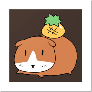 Pineapple Guinea Pig Posters and Art